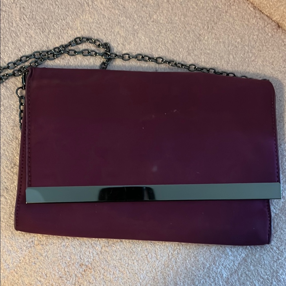 Elegant Purple Clutch Bag